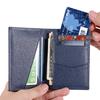 Advanced Top Layer Cowhide Anti Demagnetization Pocket Wallet with Multiple Card Slots, RFID Anti-theft Card Holder, Men's and Women's Real Pickup Bag