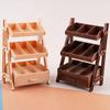 1:12 Scale Miniature Storage Shelf Display Stand Dollhouse Furniture Model Tiny Scene Building Props