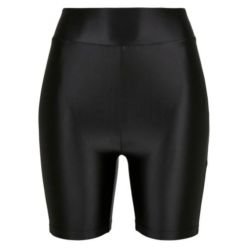 Urban Classics Womens/Ladies Metallic Shiny High Waist Cycling Shorts (Pack of 2)