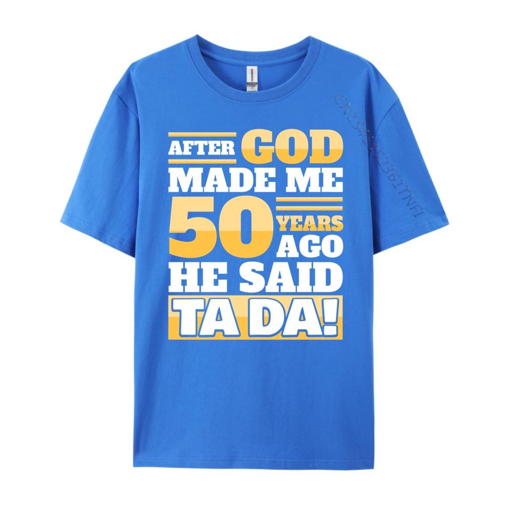 Funny 50th Birthday 50 Years Mens Shirts Graphic Tee Camiseta Masculina Chinese Style