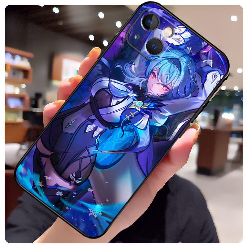 Genshin Impact Eula Case For iPhone 17 Pro Max 15 14 13 11 12 16 Pro Max mini 15 16 Plus 16e 17 Air Phone Cover