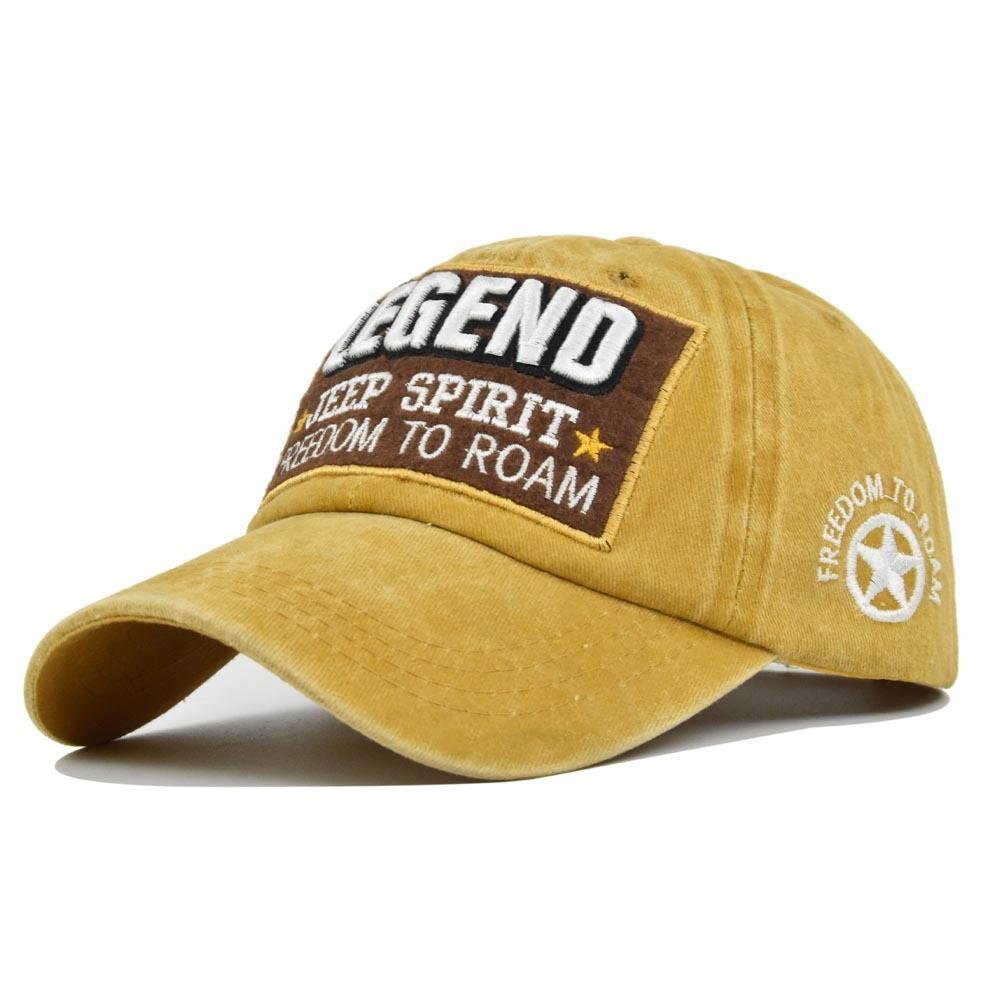 Unisex Vintage Cotton Baseball Cap Embroidered Duck Tongue Hat Sun Hat Washed Retro Cap