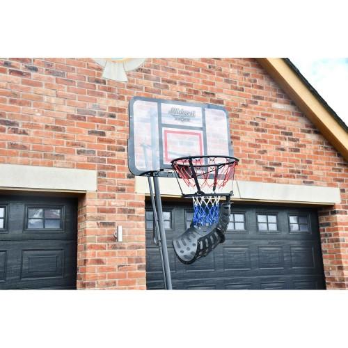 Midwest Sistema de retorno de arremesso de basquete One Size cinzento