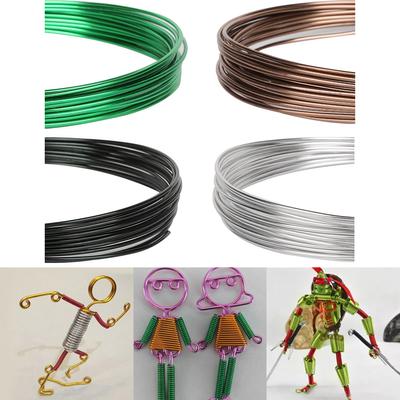 Aluminum Bonsai Wires Black Craft Styling Dark Green Color Fastener Garden