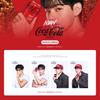 [USED] Official Korea Exclusive Coca-Cola Zero Postcard BTS V Taehyung