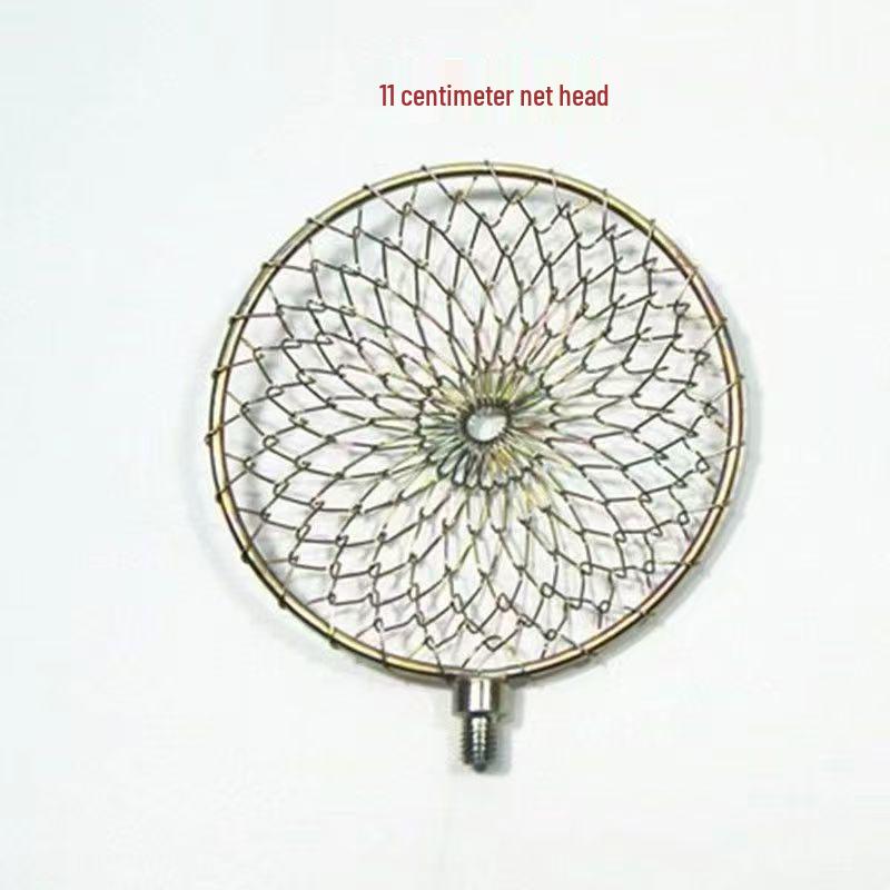 

Portable Stainless Steel Ice Fishing Ladle with Metal Mesh Head
