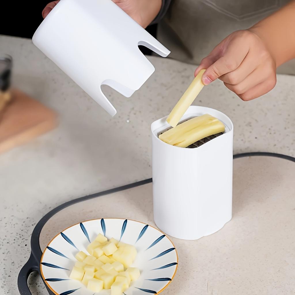 1PC Multifunctional Stainless Steel Potato Slicer, Household Fast Vegetable Fruit Carrot Cucumber Fries Chopper