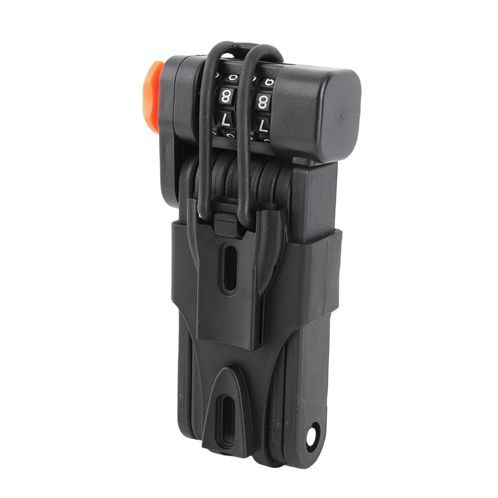 Bike Lock Combination Secure Two Bikes Anti Theft Combination Folding Lock Alloy Crafted Password Convenient and