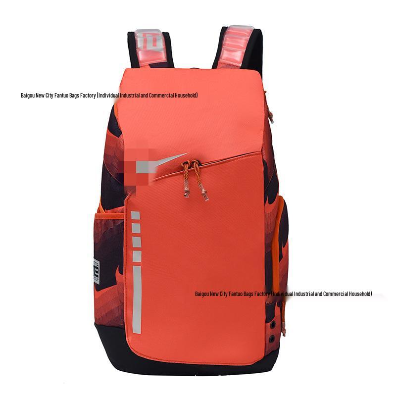 

Рюкзак для тренировок и путешествий через границу большой вместимости для баскетбола оранжевый