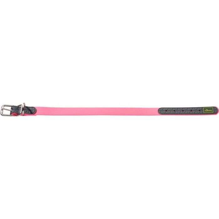 Collier Pour Chien HUNTER Comfy - Rose Fluo - 65 Cm - Résistant À L'eau Et Aux Déchirures