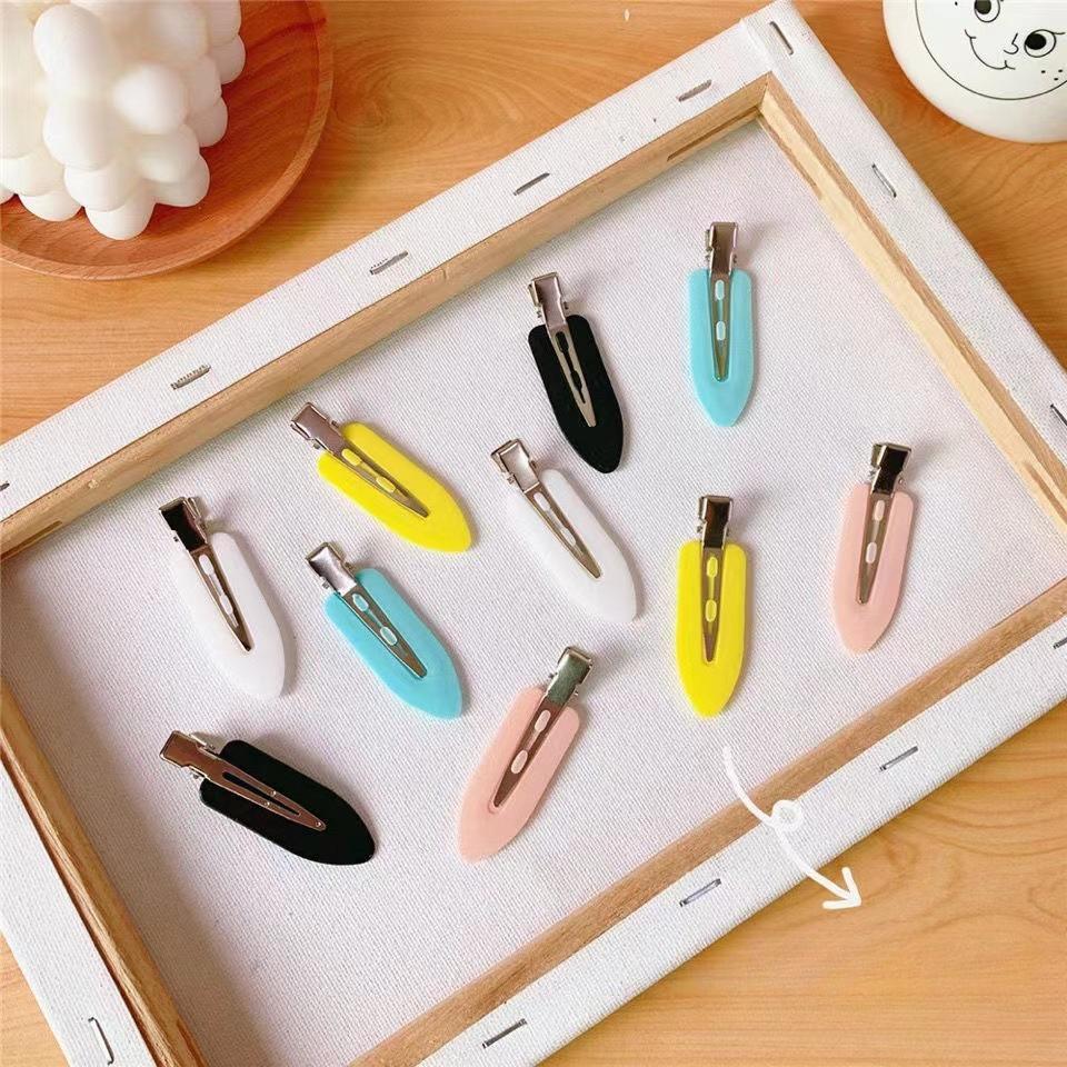 10 Pcs Seamless No Bend Hair Clips No Mark Pin Curl Clip Makeup No Crease Hair Clip Hair Styling BB Clips
