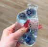 Chiboki Squishy Fidget Toy Handmade Moldable Non-Rebound Vaseline Pinch Ball Stress Relief for Adults Glass Fruit Candy Bottle D