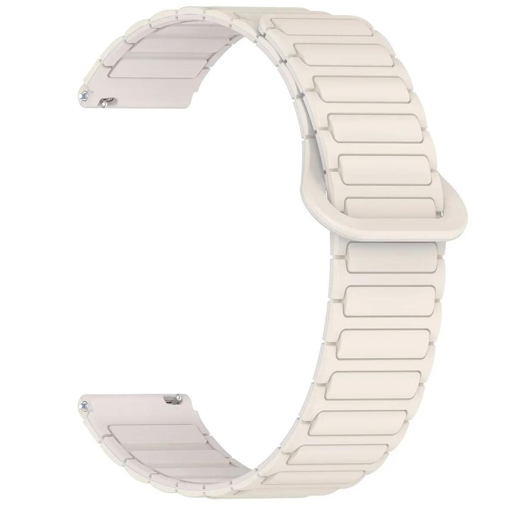 18mm 20mm 22 Mm Magnetic Coil For Samsung Galaxy Watch 7 6 5 4 5Pro 6 4 Classic Silicone Loop For Huawei Watch GT5 5Pro 46mm