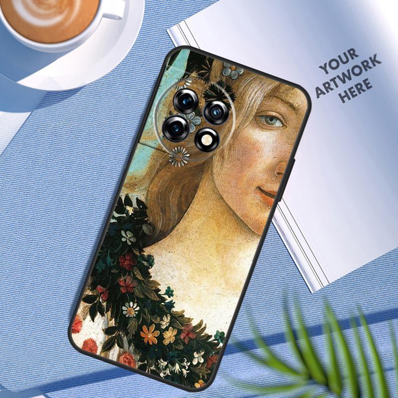 Sandro Botticelli Renaissance Kunst Hülle Für OnePlus Nord 5 CE 4 3 2 Lite N20 N30 OnePlus 15 13 12 11 9 10 Pro 12R 13T 13R Hülle