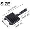 Cast Aluminum Waffle Baking Mold Long Handle Waffle Maker Machine Sandwich Maker  Family Breakfast