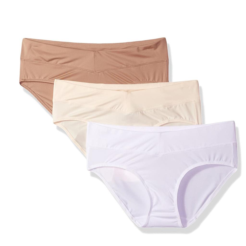 Women's Menstrual Mid Waist Comfortable Breathable Leak Proof Underwear 3PCS