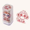 DIY Painting Zodiac Stamps Dragon Monkey Animals Figure Stamps  Scrapbooking Supplies