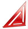 Aluminum Alloy Rafter Square, Metric Scale Angle Drawing Carpenter Measuring Layout Tool, 0-90° Protractor Cast Protractor