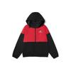 Vans Giacca Felpa Sportiva Color Block con Stampa Lettere Unisex Giacche Rosso VN0A489VIZQ