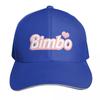 Bimbo Doll Love Heart Baseball Cap Contrast Two Tone Brim Snapback Flat Bill Strapback Dad Hat