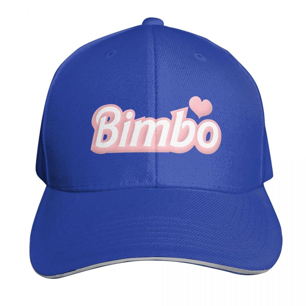 Bimbo Doll Love Heart Baseball Cap Contrast Two Tone Brim Snapback Flat Bill Strapback Dad Hat