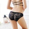 Női szexi csipkebugyi tanga alacsony derekú hálós kivágott rövidnadrág bugyi csípőre emelt bugyi