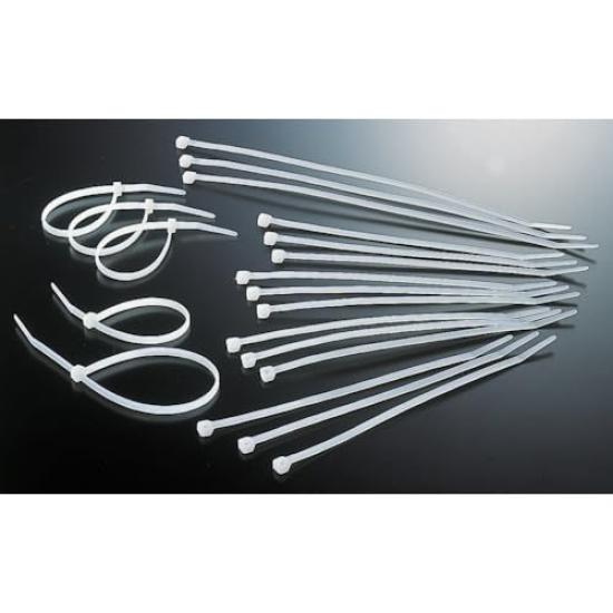 TRUSCO TRCV140S Cable Wide X 142mm Maximum Binding Diameter Standard Type of Ties, 3.2mm Wide, 34mm, (Case 10)