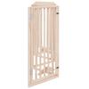 vidaXL Barrière pour chien avec porte pliable 6 panneaux 300 cm Bois de peuplier