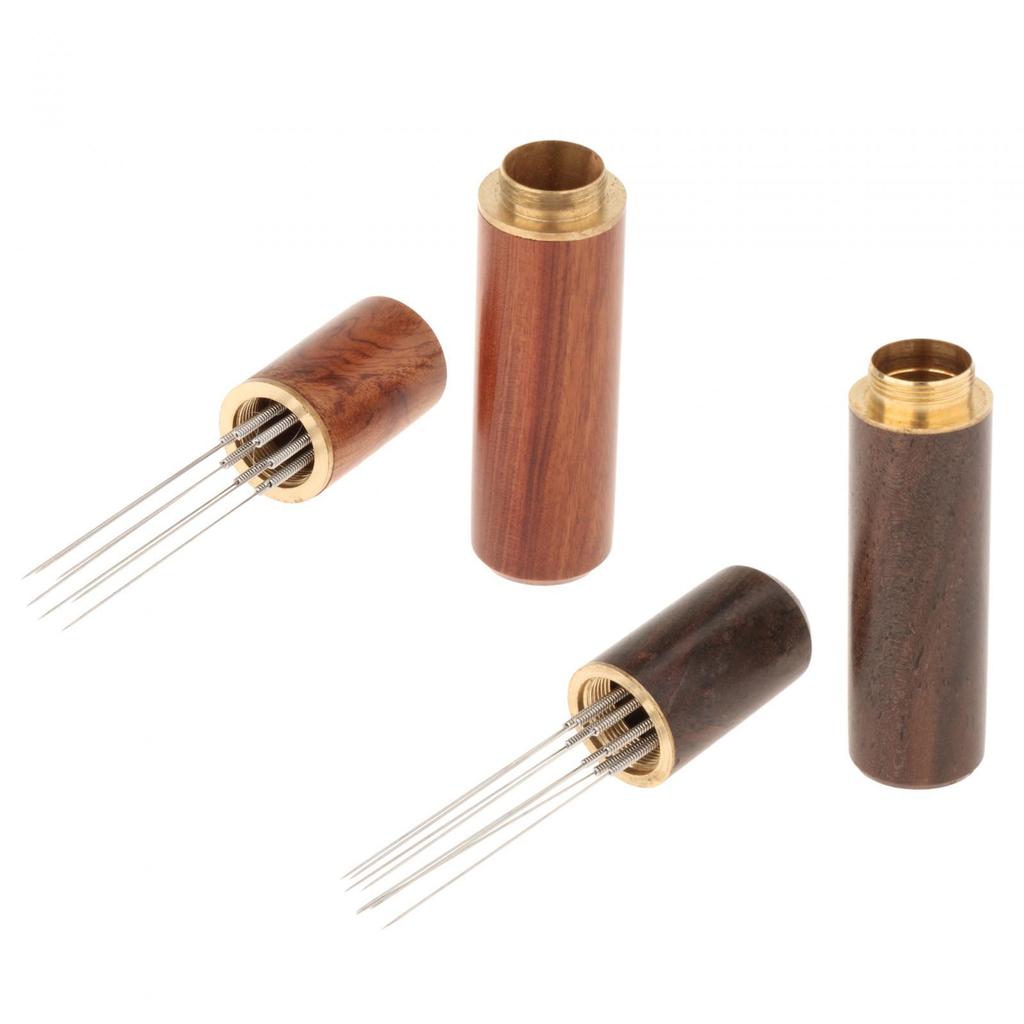 Coffee Tamper Distributor Coffee Maker Accessory Stainless Steel 8 Pins Espresso Distribution Tool Espresso Stirrer Tool