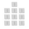 10PCS 4pin 10mm LED Strip Solderless Connector For 5050/3528 RGB Strip Solderless PCB Board Wire Welding Connectors