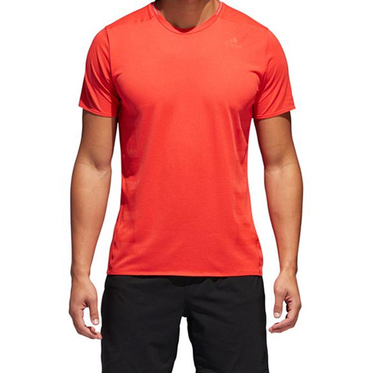 Adidas Running Short-Sleeved T-Shirt Men Tops Lush-Red CG1160