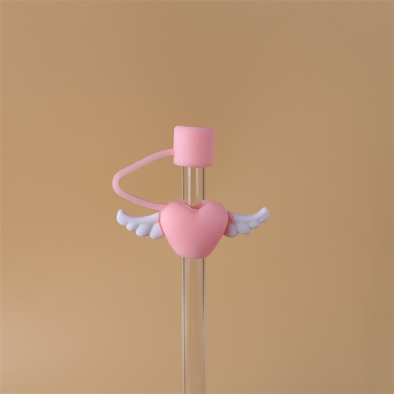 Pen Cap, Cute Girl, 8mm Inner Diameter, Protective Dust Cover, Cute Straw Cap, Straw Cover, Cartoon