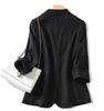 Spring Summer Temperament Versatile Large Size Women's Small Blazer Coat Loose Elegant FemaleThin  Blazer Jacket 5XL