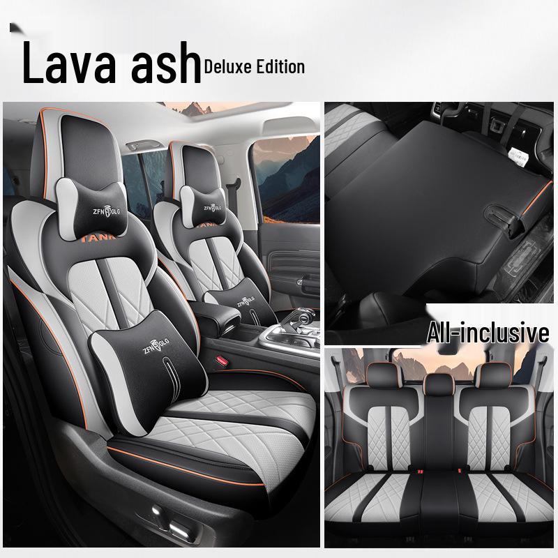 New Model Full Leather Car Seat Cushion for Tank 300 - Universal Fit for Five-Seater, All Seasons