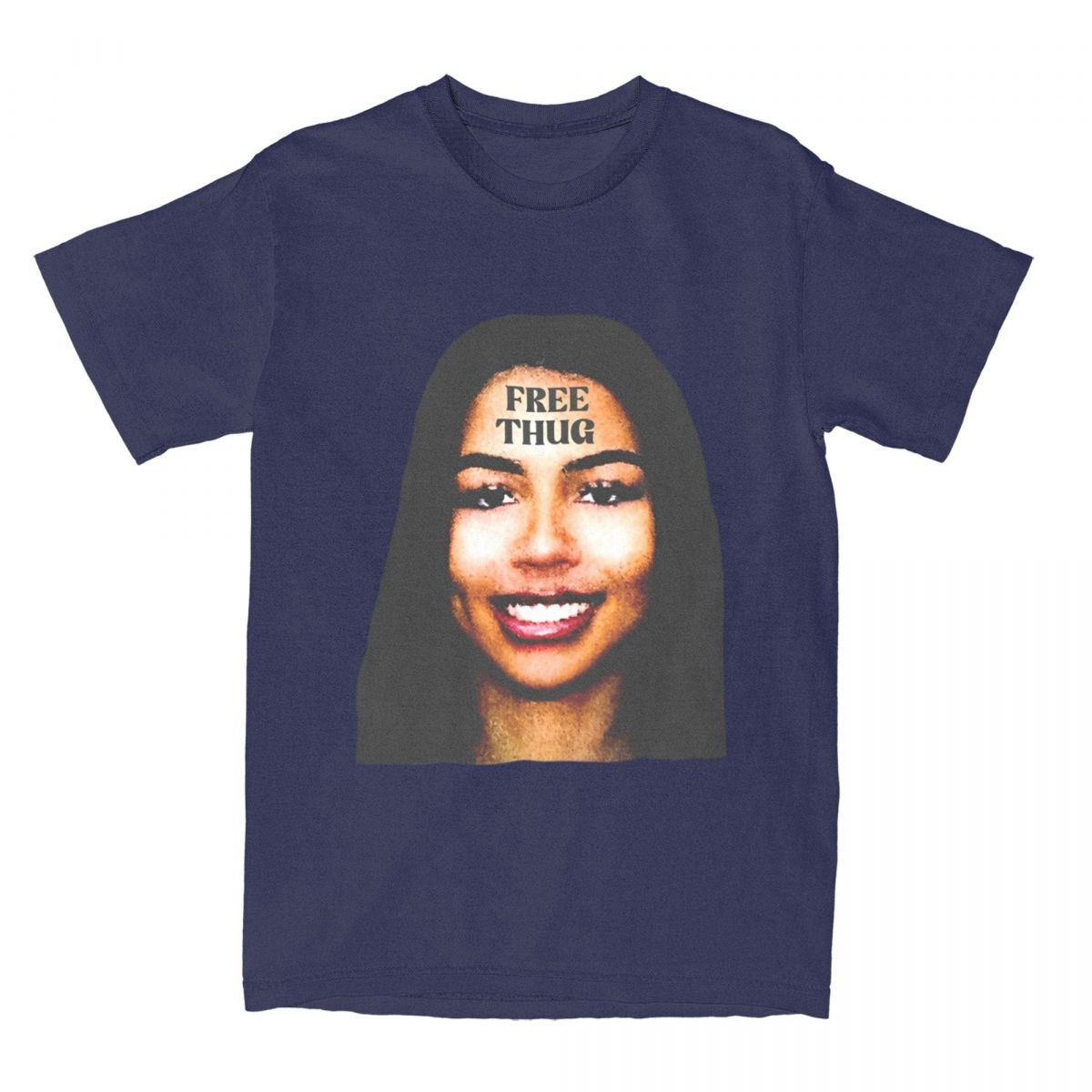 

Free Thug Face Mariah The Scientist Men s T Shirts Casual Tee Shirt Round Collar T-Shirt 100% Cotton Plus Size Clothing 4XL
