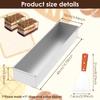 Rectangle Cake Pan Nonstick Tiramisu Pan Cake Baking Tray Mold Aluminum Alloy Tiramisu Dessert Making Mold with Detachable Edge