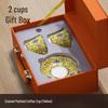 Exquisite Enamel Ceramic Tea and Coffee Cup Gift Set