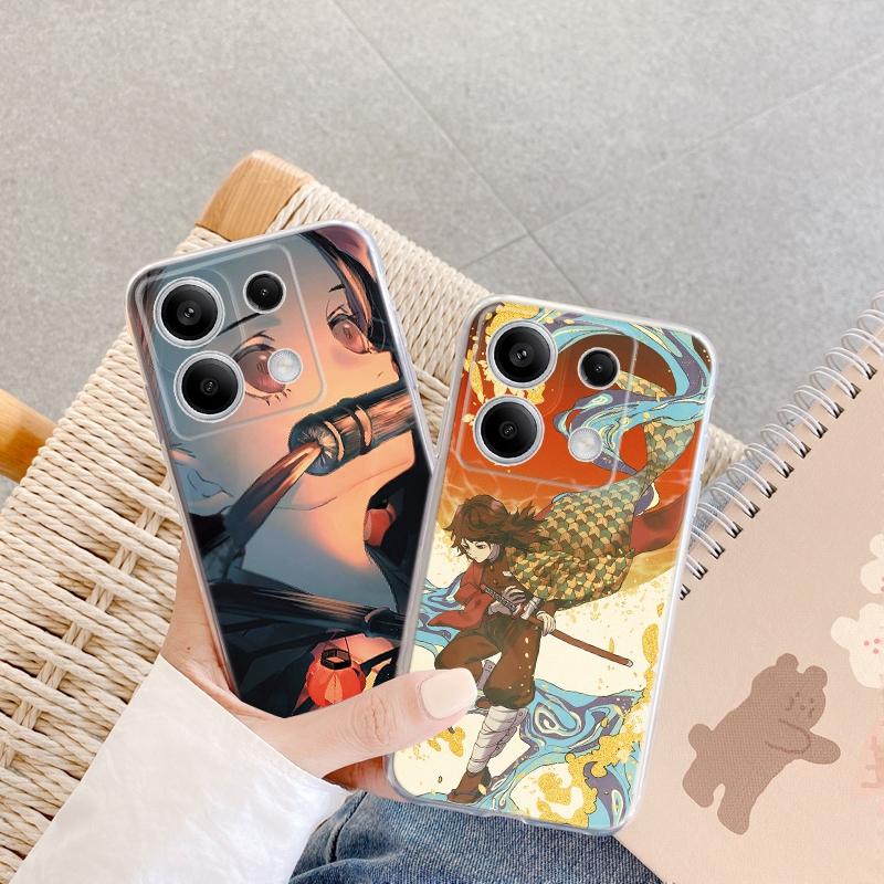 Husă din silicon moale și transparentă Anime cool pentru Xiaomi Redmi Note 13 14T 15 Samsung A55 A35 S24 FE S25 iPhone Huawei Honor Camera de protecție antișoc