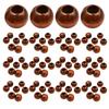 Wooden Beads with Large Through Holes, 100 pcs for DIY Bracelet, Necklace, Keychain, and Clothing Decoration Projects