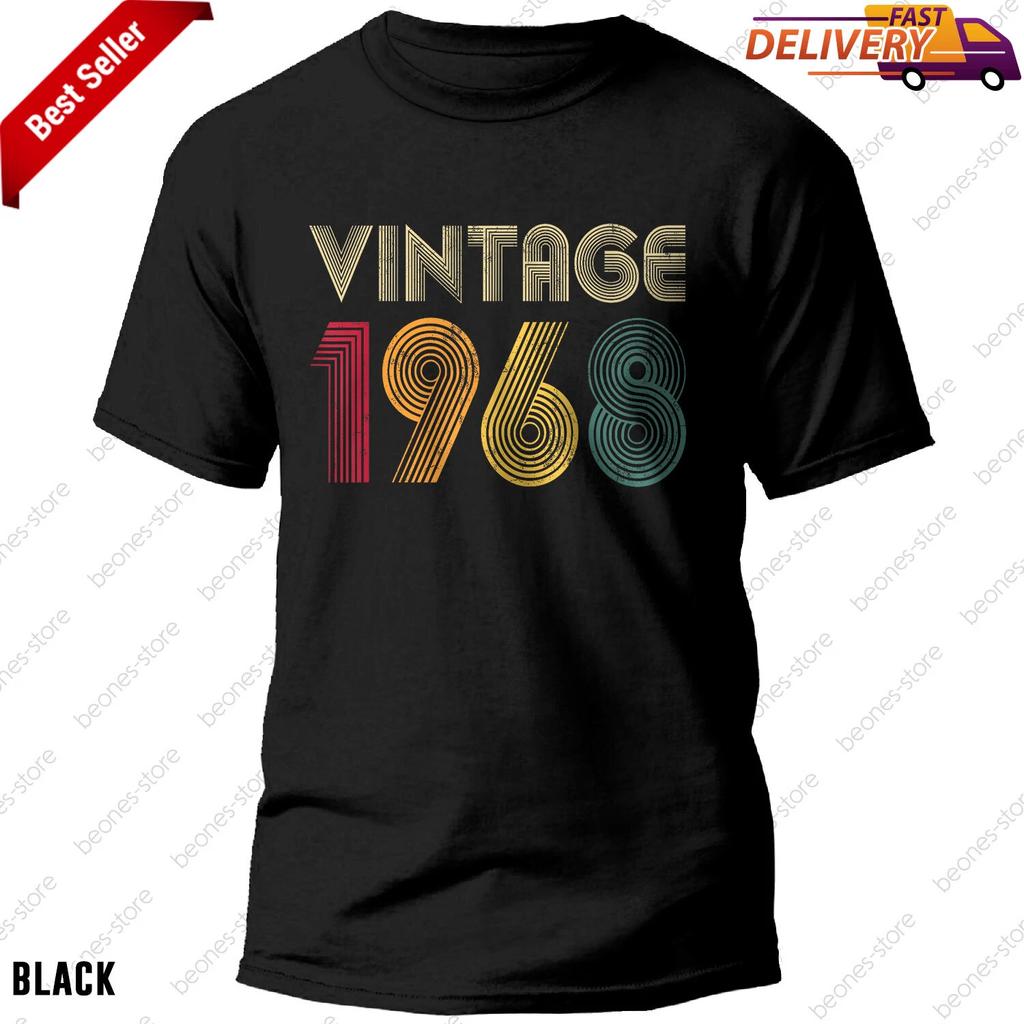 55th Birthday Gift 1968 Vintage Men Women 55 Years Old T-shirt, Tee Gift