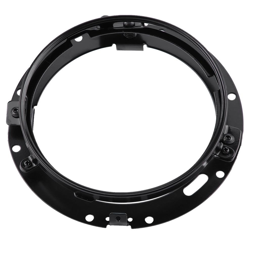 

7-дюймовое гальванизированное черное удлинительное кольцо-ободок фары, кронштейн, мотоцикл чёрный