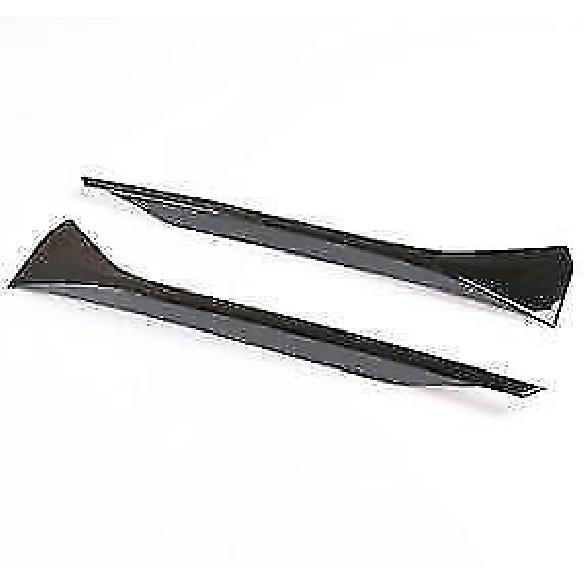 For BMW X1  F48 Gloss Black  Front Fog Light Lamp Strip Cover Trim 2Pcs