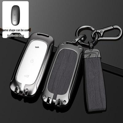 L9/L8/L7MAX Key Case: Premium Metal Shell, One-Buckle Protection for Men’s Car Keys
