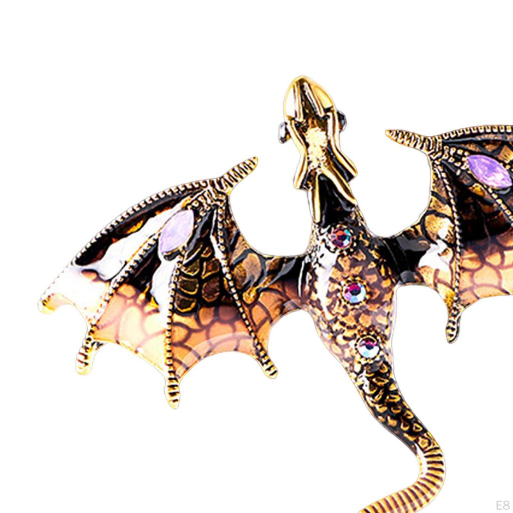 Men Brooch Fashion Jewelry Animal Gift Daily Decoration Alloy Punk Vintage Breastpin Badge Bag Pin