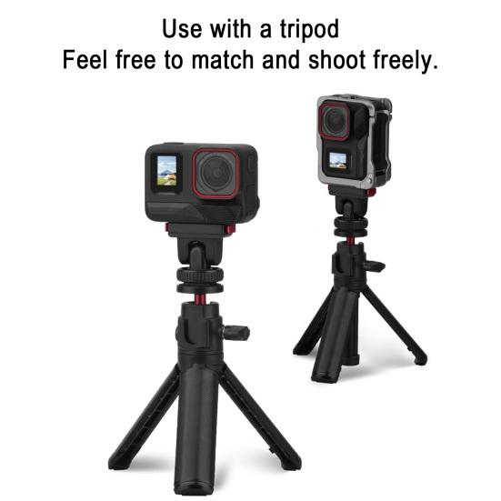 Magnetic Quick Release Mount for Insta360 Ace/Ace Pro/Ace Pro 2 1/4" Thread Action Camera Quick Release Base Tripod Adapter Sports Camera Accessories