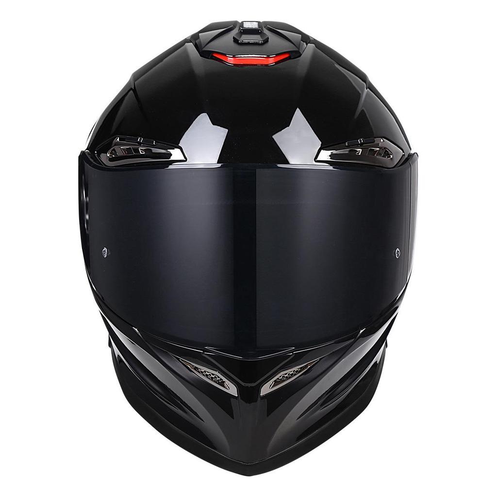 NBTK R50 DOT Full Face Helmet with Large Spoiler for Sportbikes & Cruisers - Spring/Autumn Use