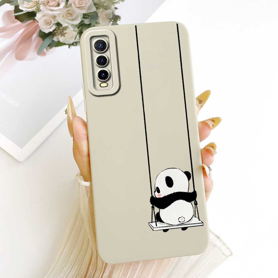 For vivo Y70s 5G Case Luxurious Flower Cartoon Silicone Back Cover For Vivo Y 70s Y51s Y51S V2002A Shockproof Phone Cases Fundas