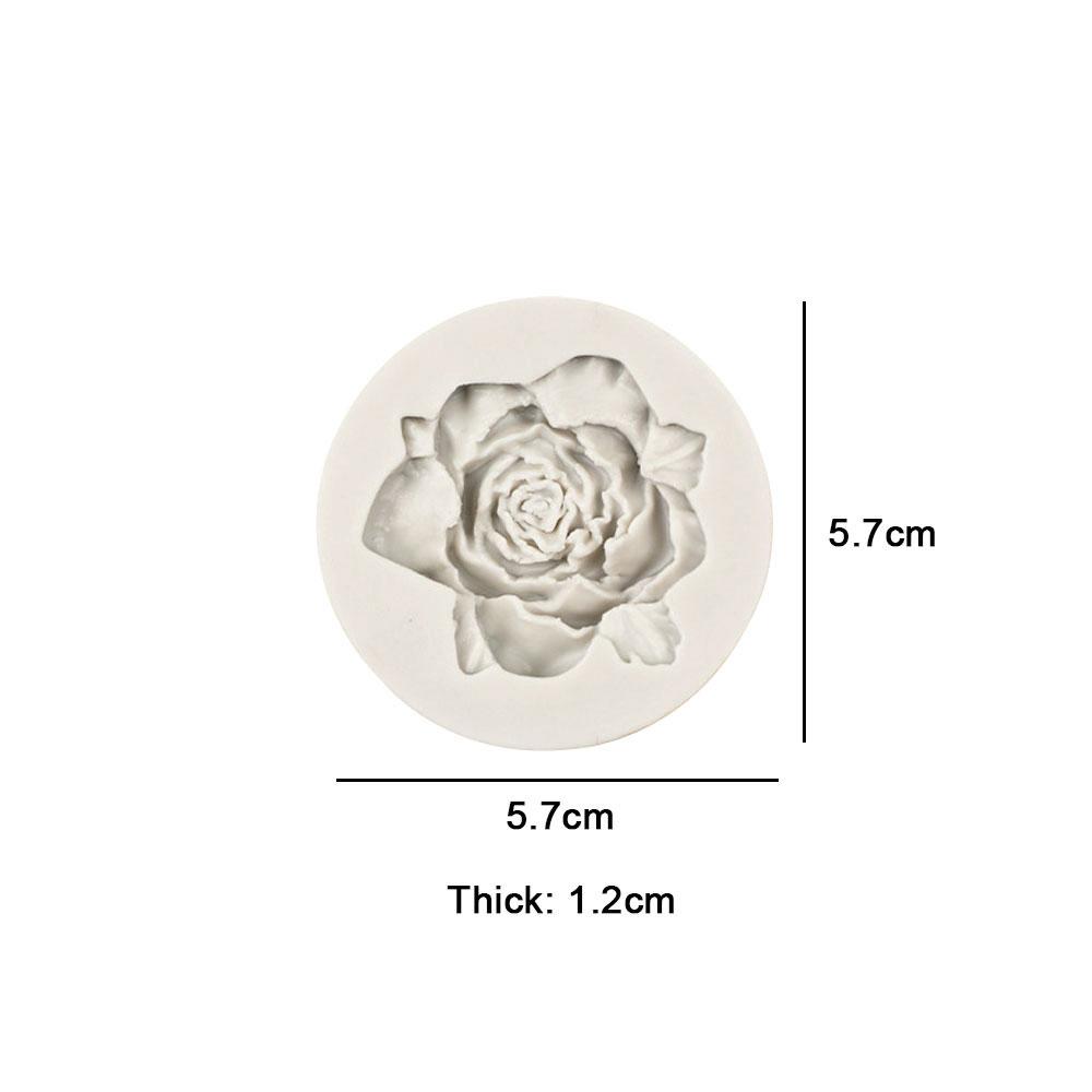 Silicone World DIY Rose Flowers Petal Silicone Mold Cake Baking Decoration Fudge Chocolate Mold Handmade Soap Tools