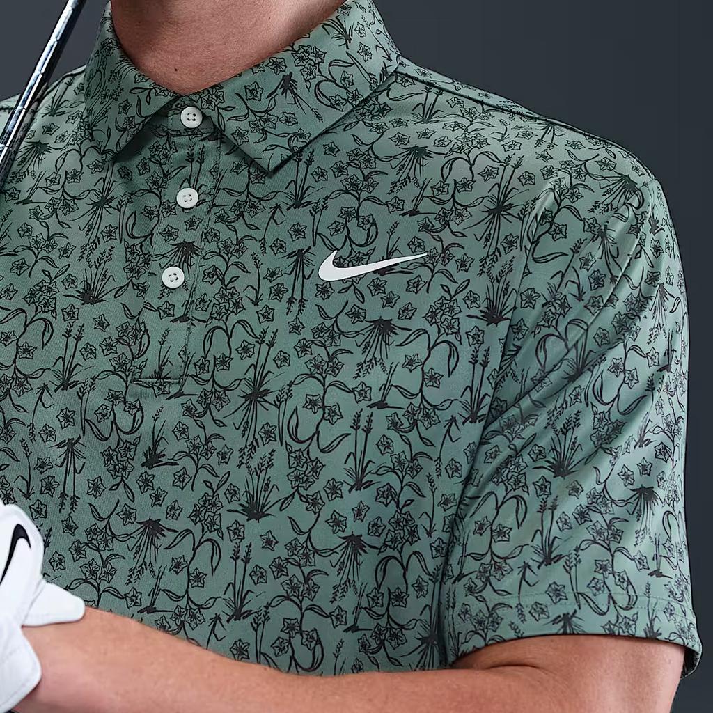 Nike Dri-Fit Tour Comfortable Stylish Simple Versatile Short Sleeve Polo Shirt Men tops Green HM5794-364