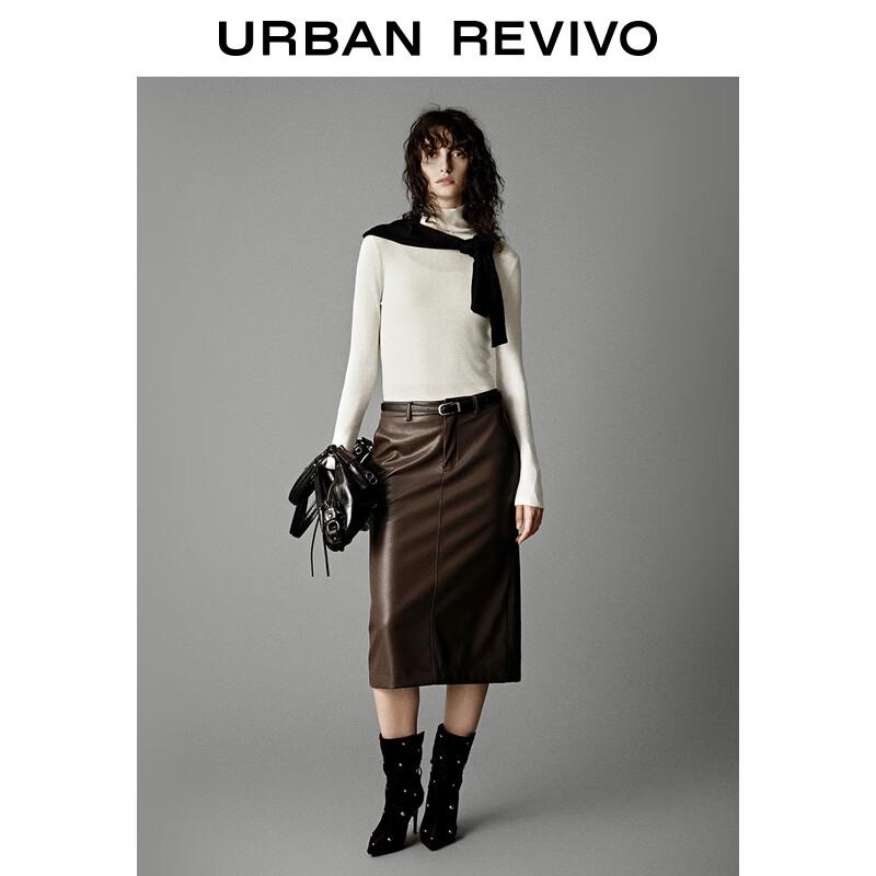 UR Women s Slim-Fit Turtleneck Knit Top L